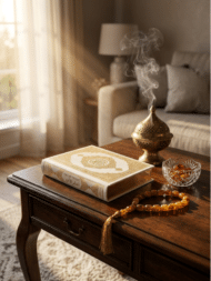 ⁦مصحف "العشر الأخير" - فاخر (أبيض وذهبي)⁩ - الصورة ⁦2⁩